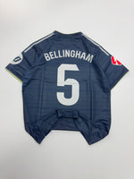 5 BELLINGHAM 2025/26 REAL MADRID AWAY KIT EMBROIDERY