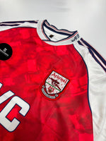 6 ADAMS 1990/92 ARSENALHOME KIT RETRO FIVE SLEEVE EMBROIDERY