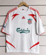 9 TORRES 2007/08 LIVERPOOL AWAY RETRO KIT FIVE SLEEVE EMBROIDERY