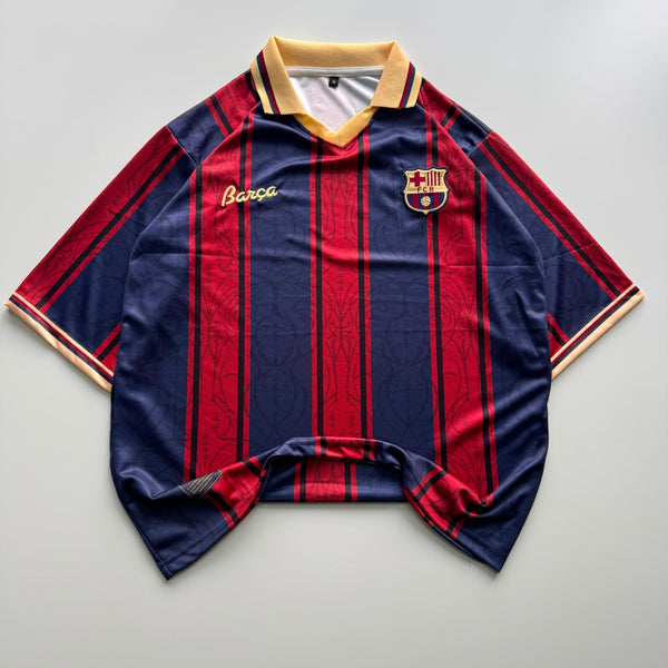 9 CRUYFF BARCELONA 125th ANNIVERSARY SPECIAL EDITION KIT FIVE SLEEVE EMBROIDERY