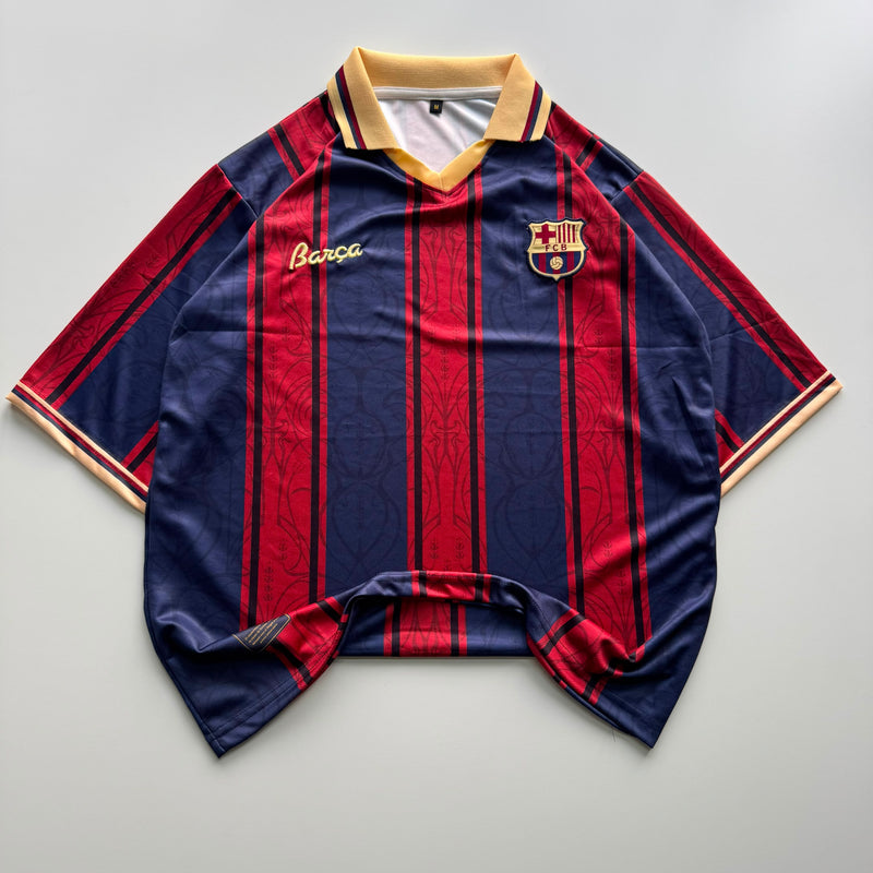 9 CRUYFF BARCELONA 125th ANNIVERSARY SPECIAL EDITION KIT FIVE SLEEVE EMBROIDERY