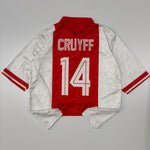14 CRUYFF 1990 AJAX HOME  EMBROIDERY FIVE SLEEVE POLO  RETRO KIT