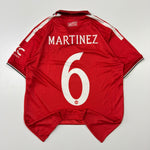 6 MARTINEZ 2026/27 MANCHESTER UNITED HOME KIT EMBROIDERY POLO