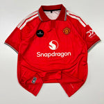 6 MARTINEZ 2026/27 MANCHESTER UNITED HOME KIT EMBROIDERY POLO