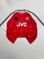 6 ADAMS 1990/92 ARSENALHOME KIT RETRO FIVE SLEEVE EMBROIDERY