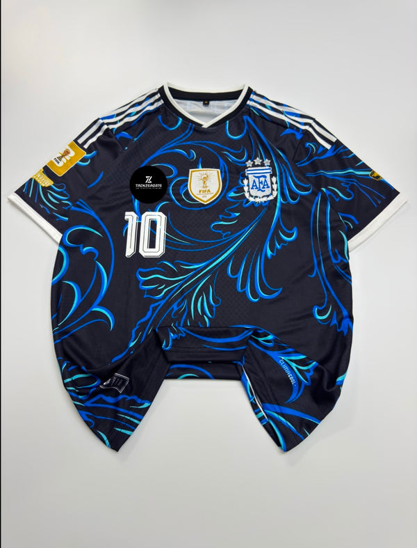 10 MESSI 2026 WORLD CUP ARGENTINA AWAY KIT EMBROIDERY