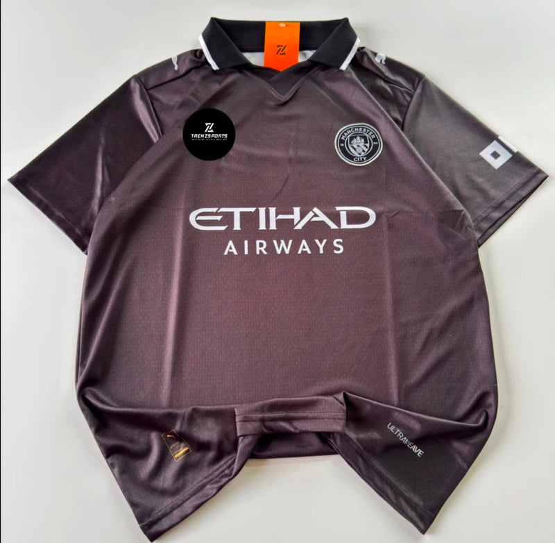 47 FODEN 2025/26 MANCHESTER CITY AWAY KIT EMBROIDERY POLO