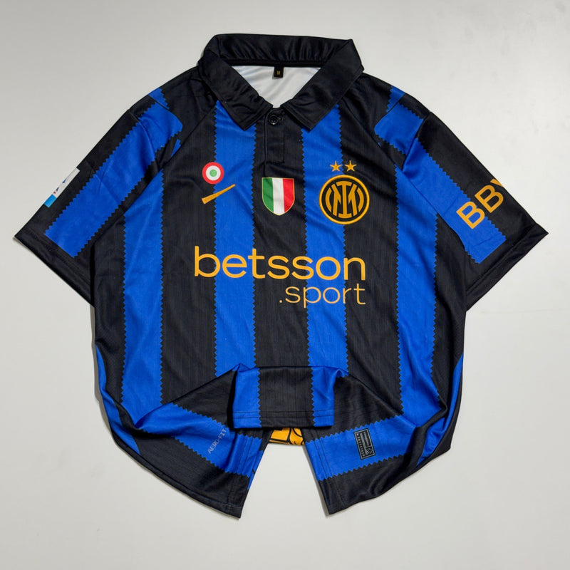 10 LAUTARO MARTINEZ 26/27  INTER MILAN HOME KIT EMBROIDERY POLO