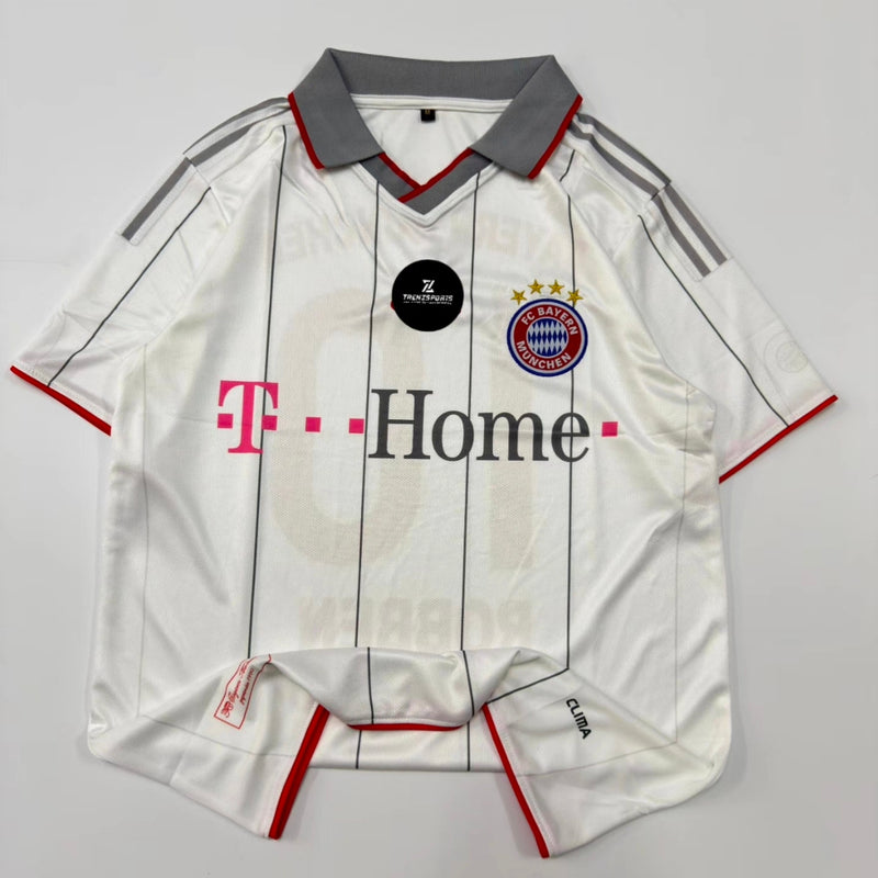 10 ROBBEN 2009/10 BAYERN MUNICH THIRD KIT POLO EMBROIDERY