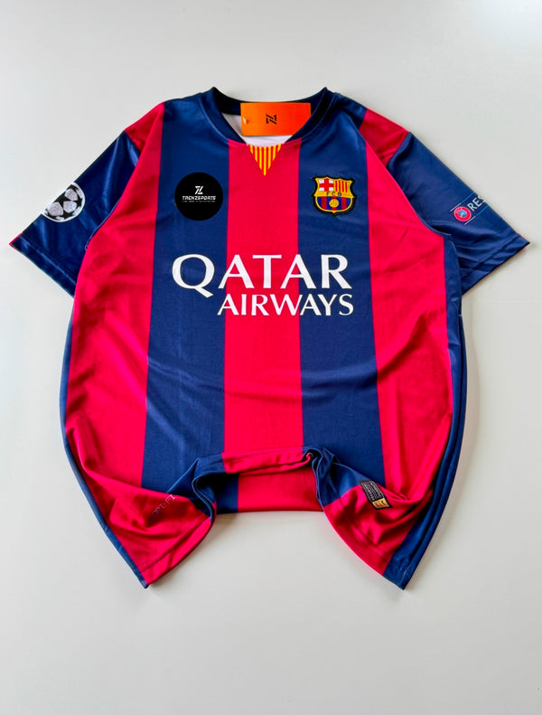 10 MESSI 2014/15 BARCELONA HOME RETRO KIT EMBROIDERY