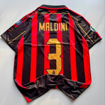 3 MALDINI 2006/07 AC MILAN HOME KIT RETRO EMBROIDERY