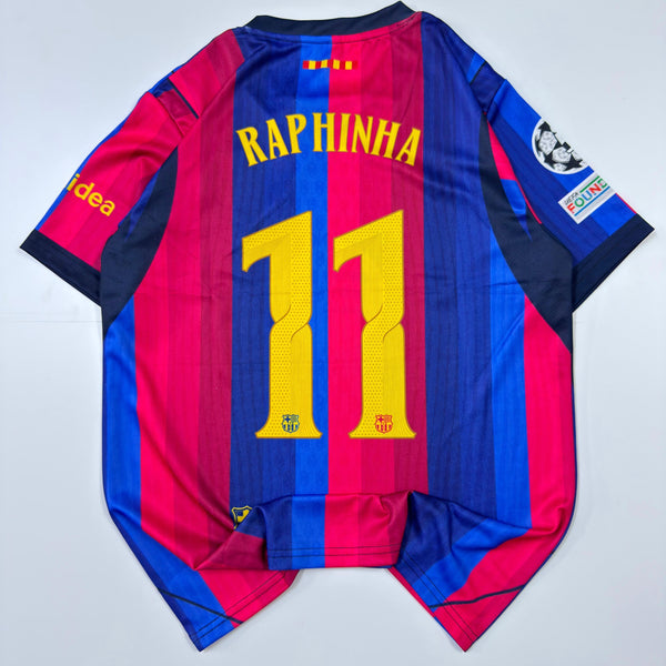 11 RAPHINA BARCELONA 2026/27 HOME KIT EMBROIDERY