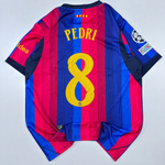 8 PEDRI 2026/27 BARCELONA HOME KIT EMBROIDERY