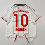 10 ROBBEN 2009/10 BAYERN MUNICH THIRD KIT POLO EMBROIDERY