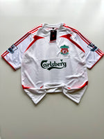 9 TORRES 2007/08 LIVERPOOL AWAY RETRO KIT FIVE SLEEVE EMBROIDERY