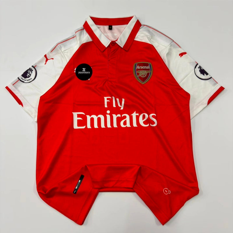 11 OZIL ARSENAL 2017/18 HOME KIT POLO EMBROIDERY